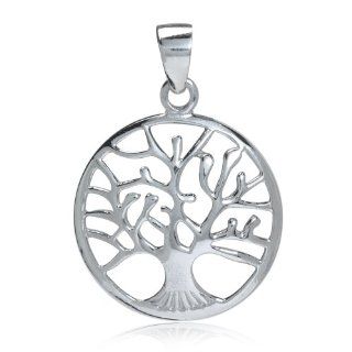 925 Sterling Silver FILIGREE TREE of LIFE Circle Pendant: Jewelry