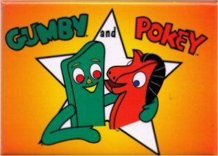 Gumby and Pokey Star Magnet GM939: Toys & Games