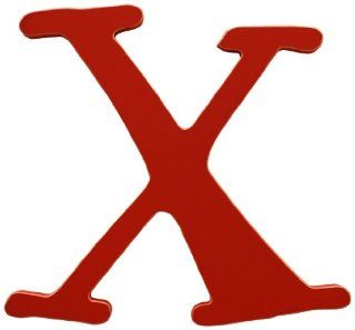New Arrivals The Letter X, Rusty Red : Nursery Wall Decor : Baby