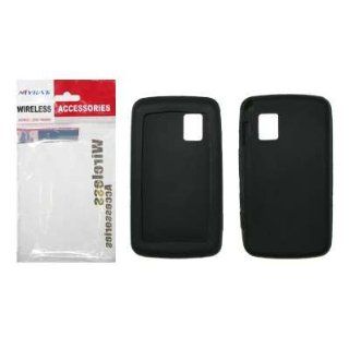 Black Gel Skin Cover Case for LG Vue CU920 [Mybat Brand]: Cell Phones & Accessories