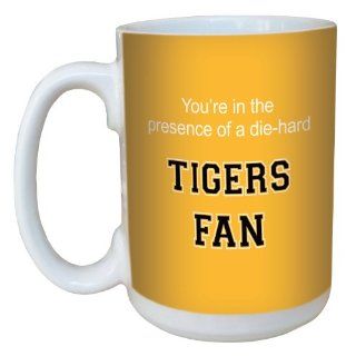 Tree Free Greetings lm44583 Tigers College Football Fan Ceramic Mug with Full Sized Handle, 15 Ounce: Kitchen & Dining
