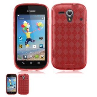 Kyocera Hydro EDGE C5215 Red Flexible Gel Skin TPU Case: Cell Phones & Accessories