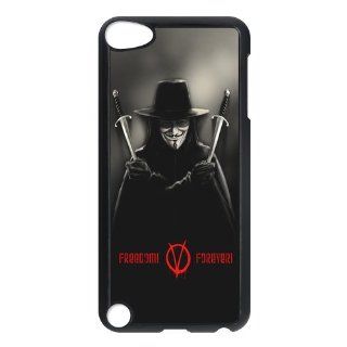 Cool Customized V for Vendetta IPod Touch 5 Case Cover ,Plastic Shell Perfect Protector Cases Gift Idea For Fans At CBRL007: Cell Phones & Accessories