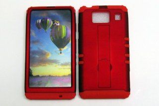 Case Cover New Hard Red Skin+Dark Red Snap For Motorola Droid RAZR MAXX HD XT926: Cell Phones & Accessories
