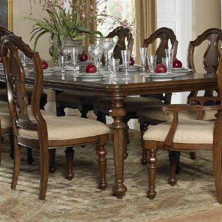 Homelegance Montrose Double Extension Dining Table In Warm Brown Kitchen & Dining