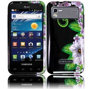 Green Flower Hard Case Cover for Samsung Captivate Glide i927 Cell Phones & Accessories