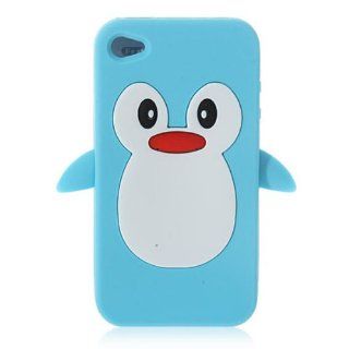 Cute Cartoon Penguin Silicone Case/Skin for iPhone 4 4S: Everything Else