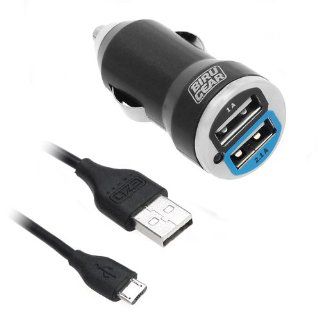 EZOPower 6ft Micro USB 2in1 Sync and Charge USB Data Cable + 2 Port USB Car Charger Adapter for Samsung Galaxy Note 3 2, Galaxy Mega 6.3, Galaxy S5 / S4 / S3 Cellphone Smartphone and more: Cell Phones & Accessories