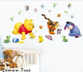 Winnie the Pooh Tigger Collection Peel & Stick Game Removable Vinyl Mural Art Children's Nursery Wall Stickers Easy Wall Decal Sticker   Baby Nursery Decor Gift Sets