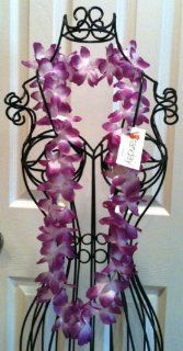 Tanday Purple/White (6626) Hawaiian Plumeria Hula Lei   Two Tone . : Other Products : Everything Else