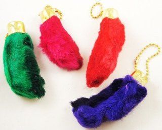 Luck Rabbits Foot Key Chains   Set of 3: Everything Else