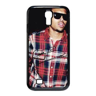 Custom Chris Brown Cover Case for Samsung Galaxy S4 I9500 S4 932 Cell Phones & Accessories