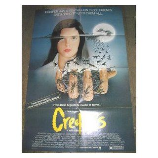 CREEPERS / ORIG. U.S. ONE SHEET MOVIE POSTER (DARIO ARGENTO & JENNIFER CONNELLY): DARIO ARGENTO & JENNIFER CONNELLY: Entertainment Collectibles