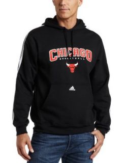 NBA Chicago Bulls Represent 3 Stripe Hood (Black, X Large) : Sports Fan Sweatshirts : Clothing