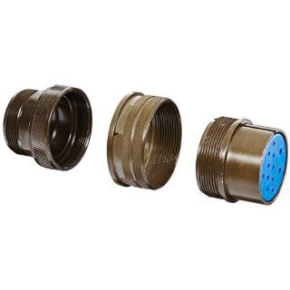 Amphenol Industrial 97 3106A 28 8S(936) Circular Connector Socket Threaded Coupling Solder Termination Straight Plug Solid Backshell 28 8 Insert Arrangement 28 Shell Size 12 Contacts: Electronic Component Cylindrical Connectors: Industrial & Scientific