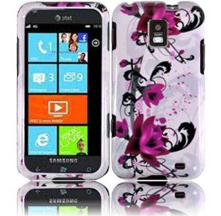 Samsung Focus S i937 Hard Case Cover Purple Lily: Cell Phones & Accessories