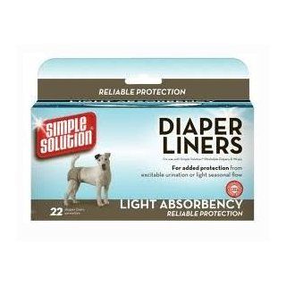 Simple Solution Disposable Liners Light Absorbency 22 Count : Doggie Liners : Pet Supplies