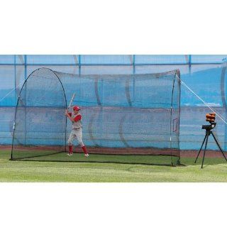 Heater Trend Sports Starting Pitcher Pitching Machine and HomeRun Batting Cage : Baseball Pitching Machines : Sports & Outdoors