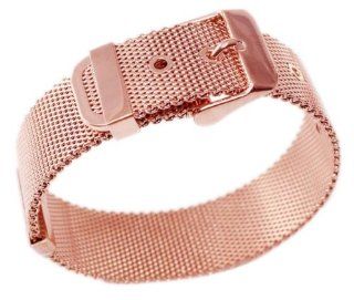 Unique Design Mesh Belt Buckle Stainless Steel Bracelet (Model: Sl010213) (Silver Color): Link Bracelets: Jewelry