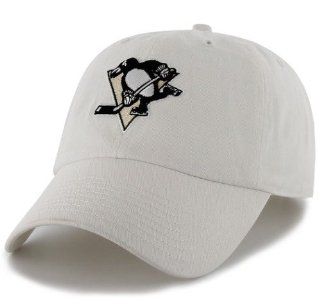 NHL Pittsburgh Penguins Clean Up Cap, One Size, White : Sports Fan Baseball Caps : Sports & Outdoors
