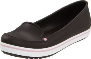 Crocs Women's Crocband Slip On Loafer, Espresso/Bubblegum, 4 M US: Loafer Flats: Shoes