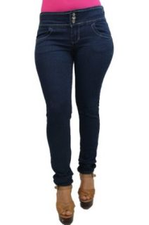 Brazilian Sexy Colombian Style skinny Leg Fashion Stretch Denim Jeans By Diamante DN6 B949BLU (3) at  Womens Clothing store: