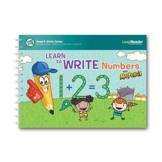 Game/Play LeapFrog LeapReader Writing Workbook Learn to Write Numbers with Mr. Pencil Kid/Child Toys & Games