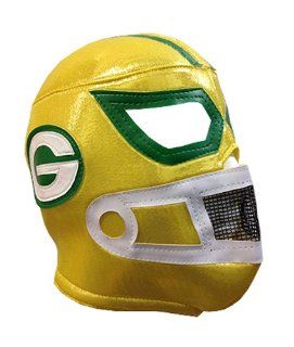 GB PACKERS Adult Lucha Libre Wrestling Fan Mask (pro fit) Costume Wear : Wrestling Equipment : Sports & Outdoors