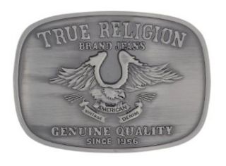 True Religion Brand Jeans Unisex Eagle Belt Buckle Antique Nickel OS at  Mens Clothing store
