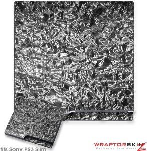 Sony PS3 Slim Skin   Aluminum Foil by WraptorSkinz Video Games