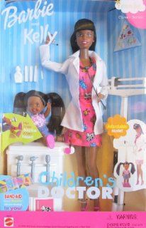 CHILDREN'S DOCTOR Barbie and Kelly Doll AA PEDIATRICIAN I Can BeCAREER Series (2000): Toys & Games