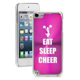 Apple iPod Touch 5th Generation Hot Pink 5B996 hard back case cover Eat Sleep Cheer Cheerleader: Cell Phones & Accessories