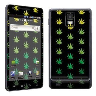 Samsung Infuse 4G i997 AT&T Decal Vinyl Skin Weed   By Skinguardz: Cell Phones & Accessories