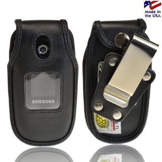 Samsung U360 Gusto Turtleback Heavy Duty Leather Phone Case with Removable Metal Clip Health & Personal Care