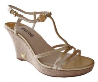 Michael Kors Women's Pale Kami T Strap Wedge Sandal: Michael Kors Shoes: Shoes