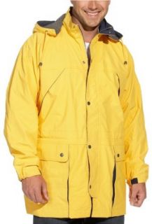Totes Men's Fleece Lined Raincoat with Detachable Hood, Lemon, X Large at  Mens Clothing store: Down Alternative Outerwear Coats