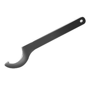 Hook wrench for nuts DIN 981 / DIN 1804 diameter range 120 130mm steel burnished: Industrial & Scientific