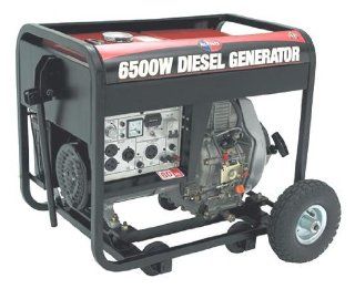 All Power America APG3201 6,500 Watt 10 HP Diesel Powered Generator With Electric Start & Wheel Kit: Patio, Lawn & Garden