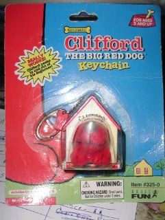 Clifford the Big Red Dog Dog House Keychain Toys & Games