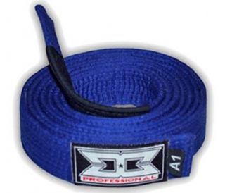 Combat Corner High Quality Jiu Jitsu Belts BLUE A 5: Clothing