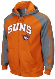 Phoenix Suns Adidas Fan Gear Full Zip Hooded Sweatshirt (M) : Sports Fan Sweatshirts : Clothing