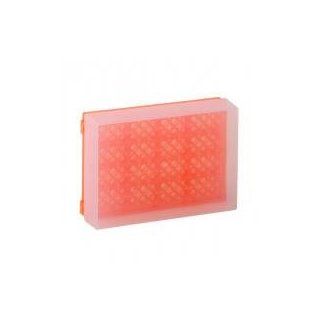 Bio Plas 0032F Polypropylene 96 Well Preparation Micro Reaction Tube Rack with Cover, Fluorescent Orange (Pack of 20): Science Lab Microcentrifuge Tube Racks: Industrial & Scientific