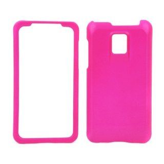 Rubberized Phone Shell for LG P990 Optimus 2X / G2x (Hot Pink): Cell Phones & Accessories