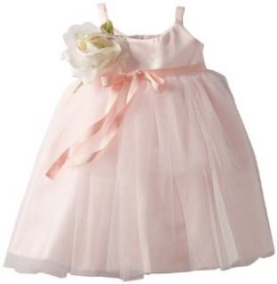 Us Angels Baby Girls Infant Ballerina Inspired Dress, Blush Pink, 18 Months: Infant And Toddler Special Occasion Dresses: Clothing