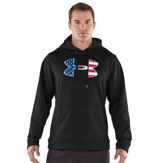 Under Armour Men's Big Flag Logo Tackle Twill Fleece Hoodie: Sports & Outdoors