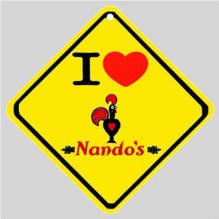 I Love Nando's Logo Car Window Sign: Everything Else