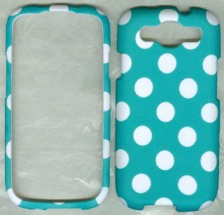 Turquoise Polka Dots Samsung Galaxy S 3 III I9300 Verizon Sph l710 Sprint Sgh t999 T Mobile Hard Phone Cover Case Cell Phones & Accessories