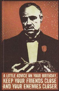 Greeting Cards Birthday The Godfather "A Little advice on your birthday": Health & Personal Care
