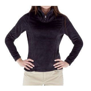 Royal Robbins Women's Snow Bunny 1/4 Zip Fleece Shirt   Jet Black XL : Athletic Shirts : Sports & Outdoors