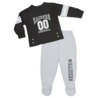NFL Oakland Raiders 2 Piece Set, Infant/Toddler Pajamas, 9 Months  Football Apparel  Clothing